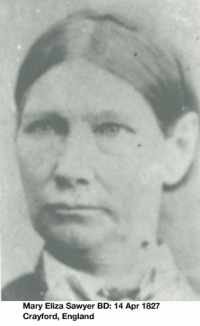 Mary Eliza Sawyer (1827 - 1907) Profile